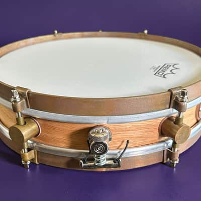 A&F Drum Co 3x12 Single-Ply Steam Bent Rude Boy Snare - Oak (2025) image 3