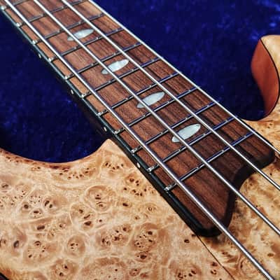 Drake Custom Short Scale 4 Bass Guitar, Natural Oil image 11