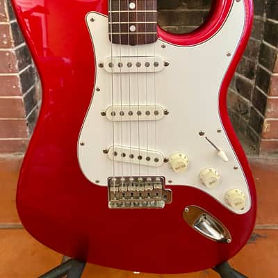 Fernandes Strat 90’s - Cherry Red with OHSC image 2