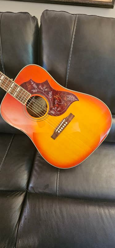 Epiphone Hummingbird 2021 - Present - Cherry Sunburst image 1