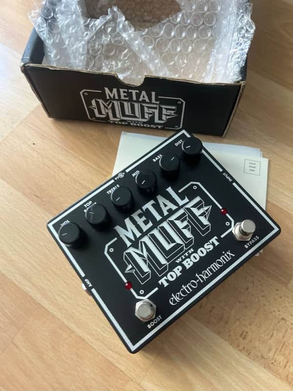 Electro-Harmonix Metal Muff Distortion with Top Boost 2006 - Present - Black image 1