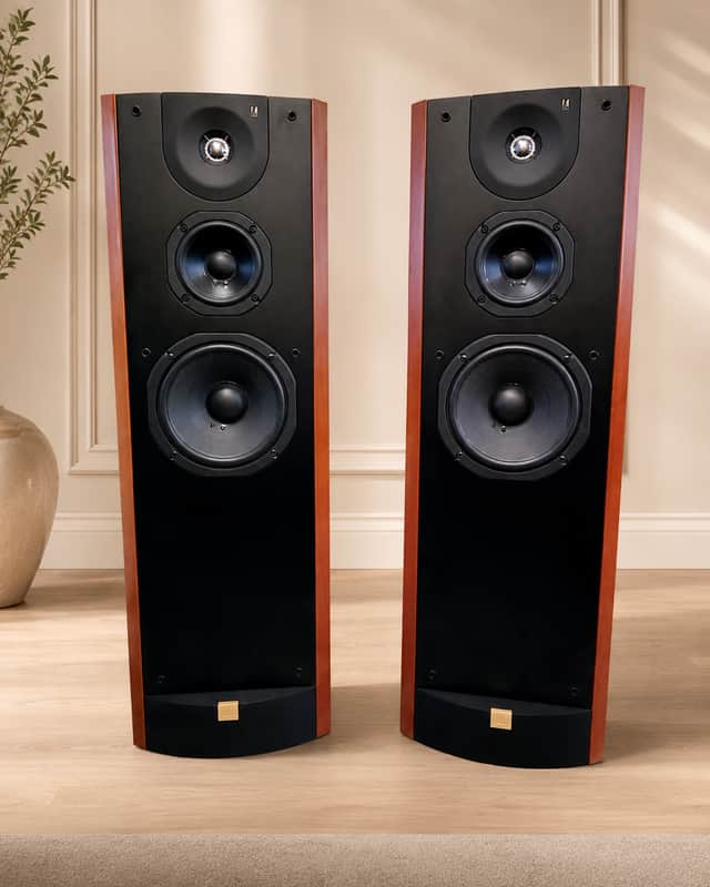 JBL L80 mkII Rare Vintage Floorstanding Speakers 3-Way Danish Warranty image 1