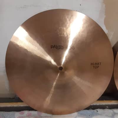Paiste 14" 404 "Black Label" Hi-Hat Cymbals (Pair) 1974 - 1980 image 4