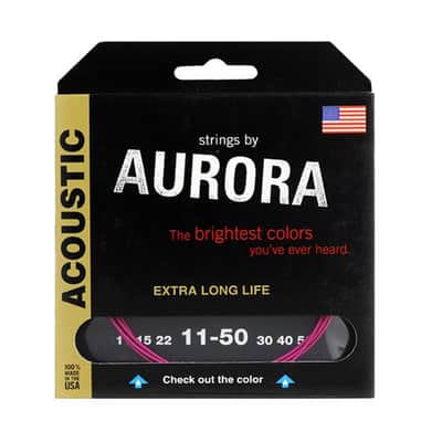 Strings by Aurora Premium Color Coated Acoustic Guitar | Reverb