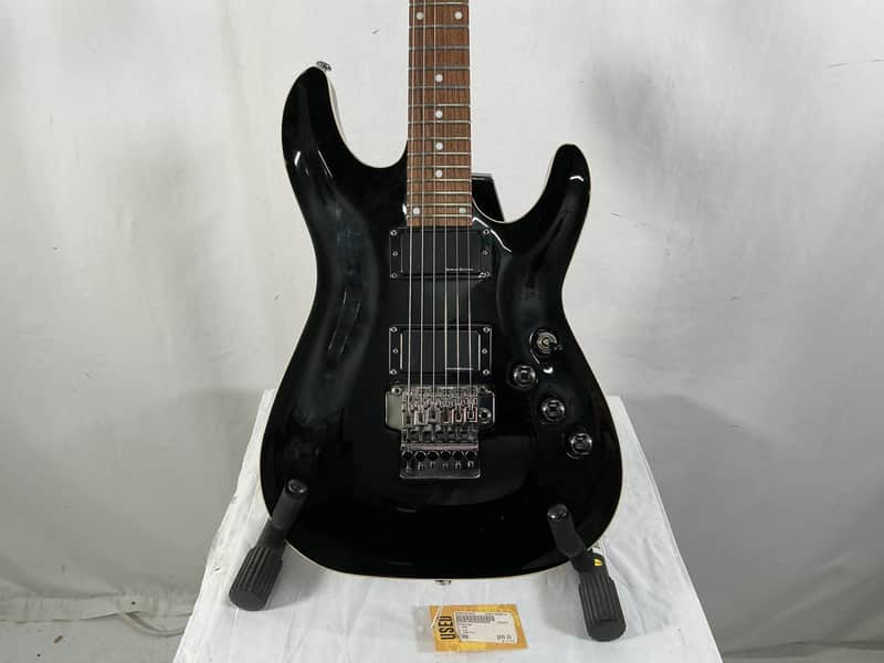 Schecter Hellraiser C-1 FR 2008 - Gloss Black image 1