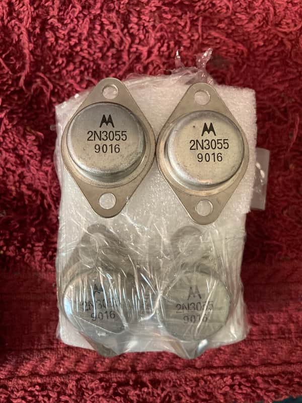 4ea. USA NOS Motorola 2N3055 1990's Power Transistors...For Neve 1073 builds and more... image 1