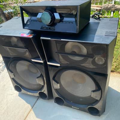Sony Shake-99 Stereo Receiver and Speakers 2010s - Black Rare (San Antonio, TX) shake99 image 2