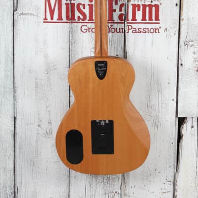 Fender Highway Series Parlor Acoustic Electric Guitar Natural w Deluxe Gig Bag image 8