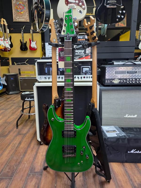 Schecter Kenny Hickey Signature C-1 EX S Sustainiac - Steele Green image 1