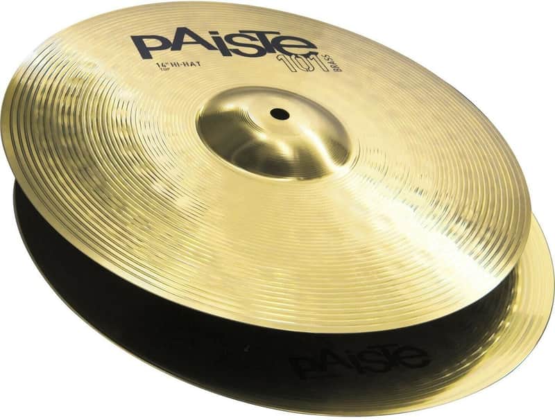 Paiste 101 Brass Universal 14" Hi Hat Cymbals/New-Warranty/Model # CY0000144014 image 1