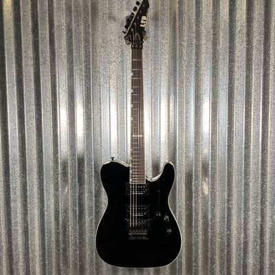 ESP LTD Eclipse '87 Seymour Duncan Floyd Rose Black Guitar LECLIPSE87BLK & Case #1109 Used imagen 2