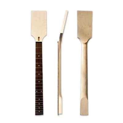 Baritone Electric Guitar Neck – 27" Scale, Maple / Rosewood, 22 Frets image 8