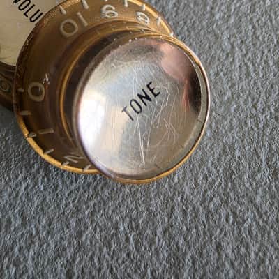 BEAUTIFUL Vintage 60’s 70’s Gold Reflector Knobs Set Les Paul SG Gibson ES Volume Tone image 16