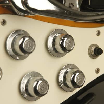 original 1973 Mosrite V-II Sunburst image 14