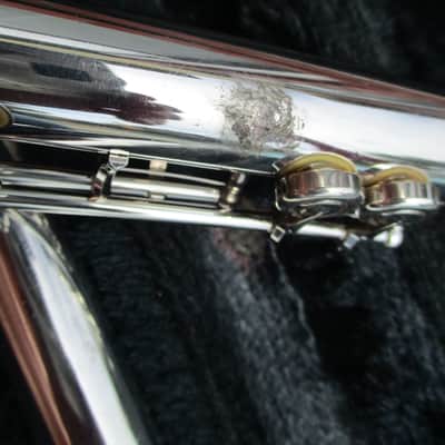 Yamaha YFL-282 Standard Open Hole Flute 2010s - Silver-Plated image 8