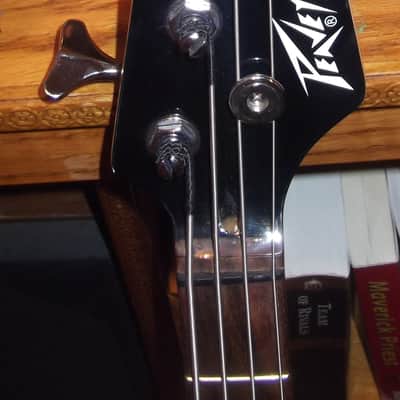 Peavey Milestone 4-String Electric Bass - Trans Red, As New W/ HSC image 3