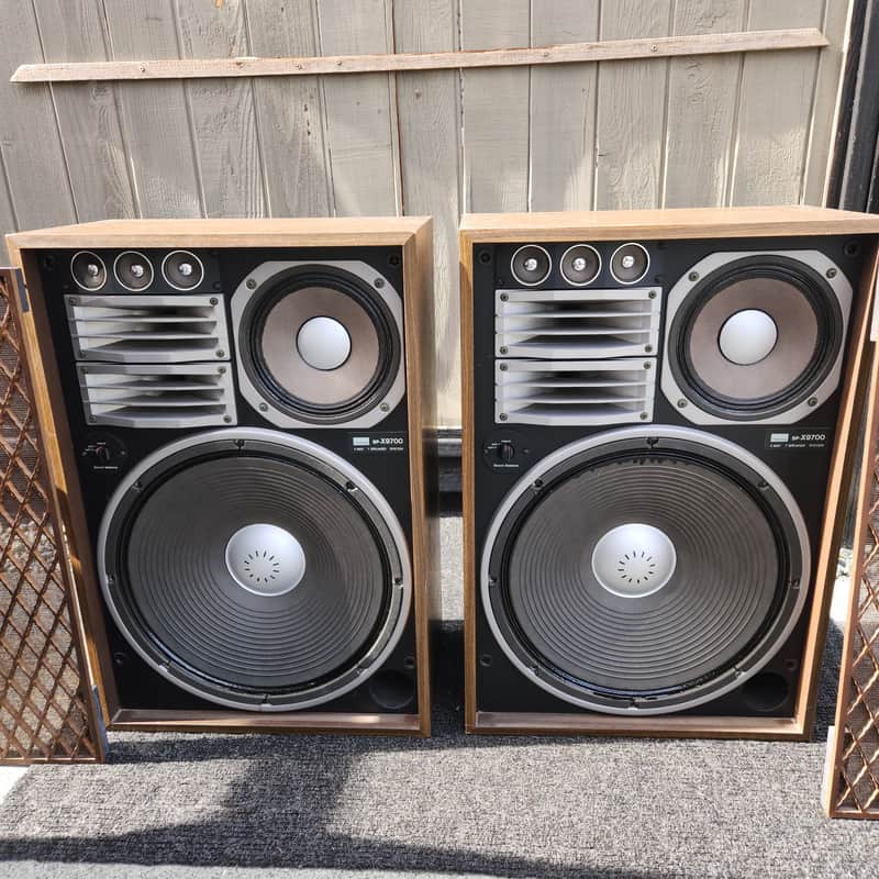 Sansui Sp-X9700 speakers 70's - Oak image 1