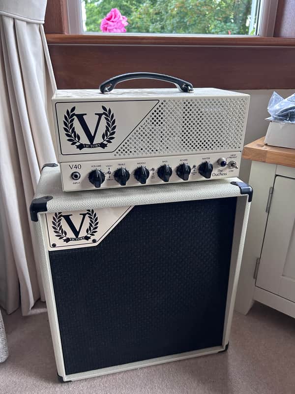 Victory Amps V40 The Duchess Compact Series 42-Watt Guitar Heads 2010 - White & Duchess Cab image 1