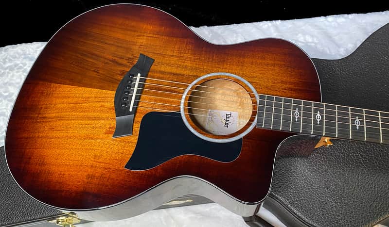 Taylor 224ce-K DLX Grand Auditorium Acoustic-Electric Guitar - Tobacco - 4.8lbs - Authorized Dealer - G06236 - OPEN BOX - SAVE BIG!! image 1