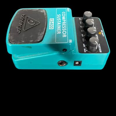 Behringer CS400 Compressor Sustainer Pedal 2010s - Standard X9031 image 2