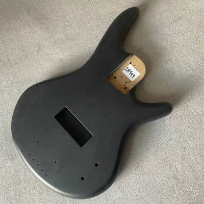 Matte Black 4/5 String Bass Basswood Body image 1