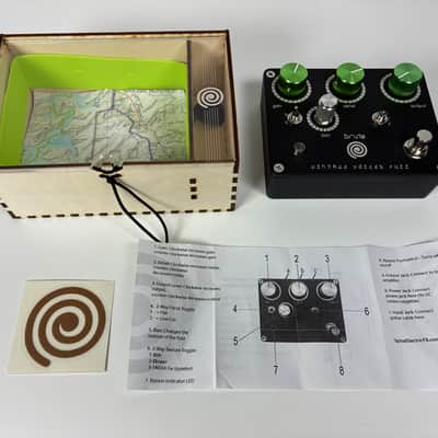 Spiral Electric FX Brute Vintage Voiced Fuzz - Excellent Condition - With Custom Box and Accessories image 2