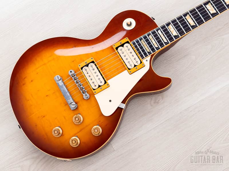 1980 Tokai Reborn Old Love Rock LS120 Original Burst w/ Lifton-Style Case, Double Cream DiMarzio PAF image 1