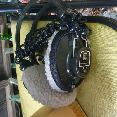 Antique Magnavox stereo headphones 1960's in Original box w/paperwork image 1
