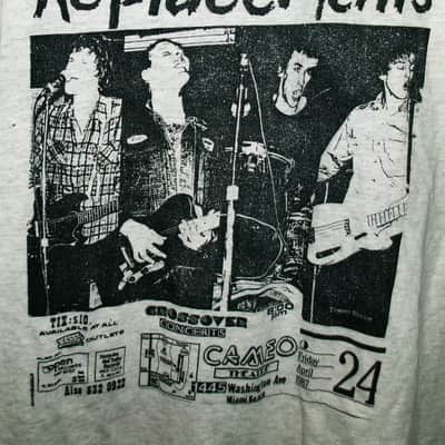 the replacements cameo april 24th 1987 miami fl s-m tee- alternative indie rock tim image 1