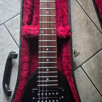 1983 Gibson Flying V I with Stop Bar Tailpiece and Offset Knobs 1981-1988 - Ebony image 4