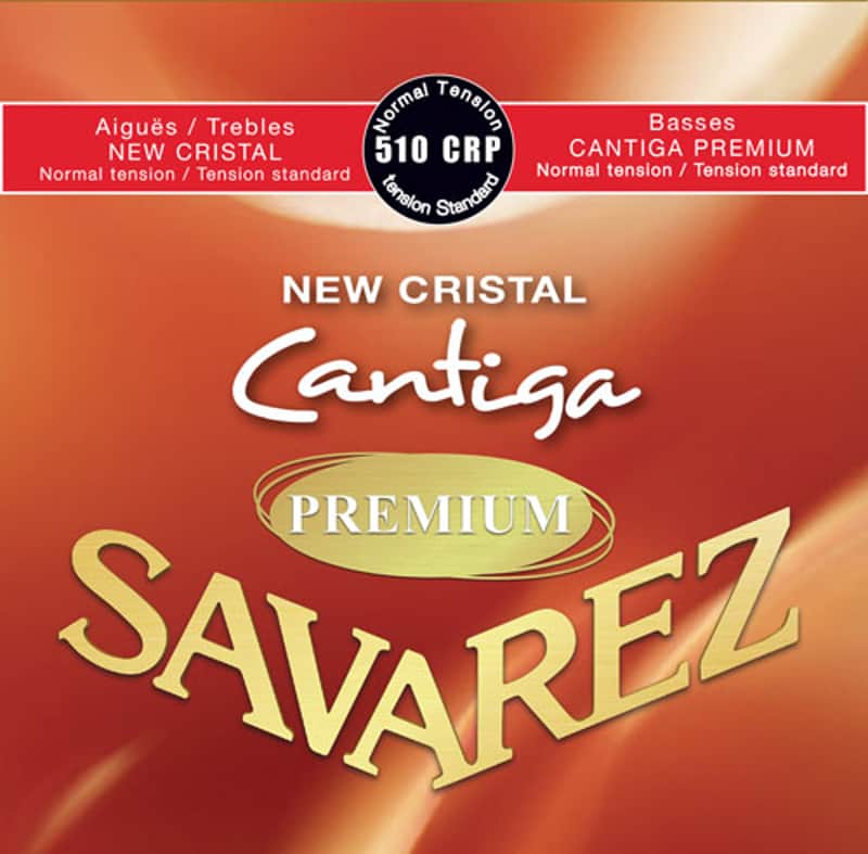 Savarez 510CRP New Cristal / Cantiga Premium Normal Tension Classical Guitar Strings, Full Set image 1