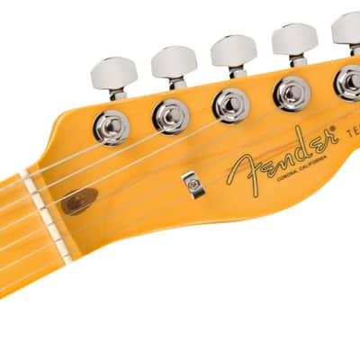 Fender American Professional II Telecaster Thinline Limited Edition Semi-Hollow Electric Guitar, Maple Fingerboard, Transparent Surf Green image 4