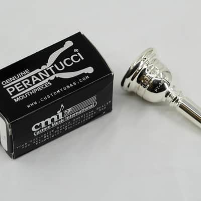 Perantucci PT-36 Tuba Mouthpiece - Silver Plated image 1