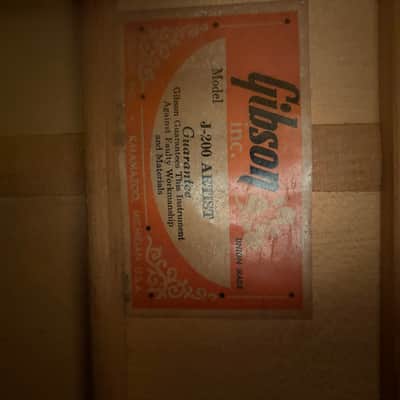 Gibson J-200 1968 - Original sunburst image 5