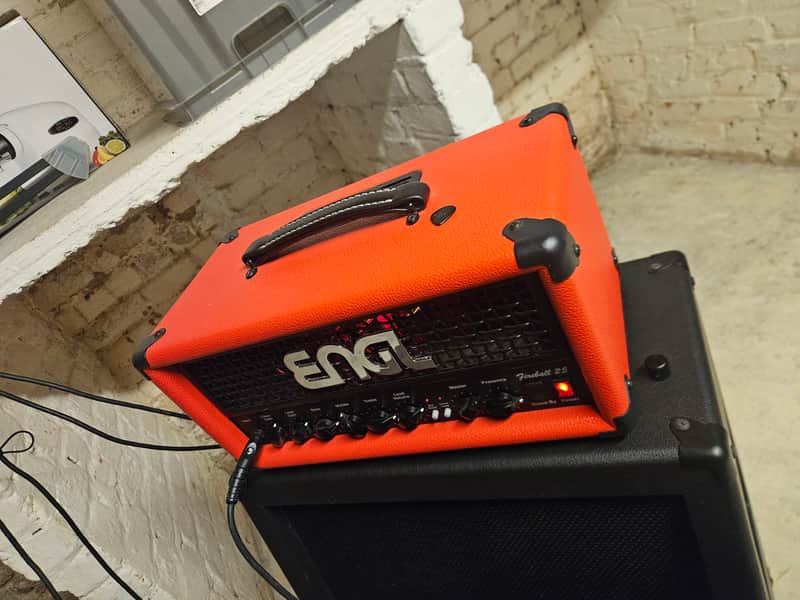 Engl Fireball 25 Type E633 2-Channel 25-Watt Guitar Amp Head 2019 - Present - Red image 1