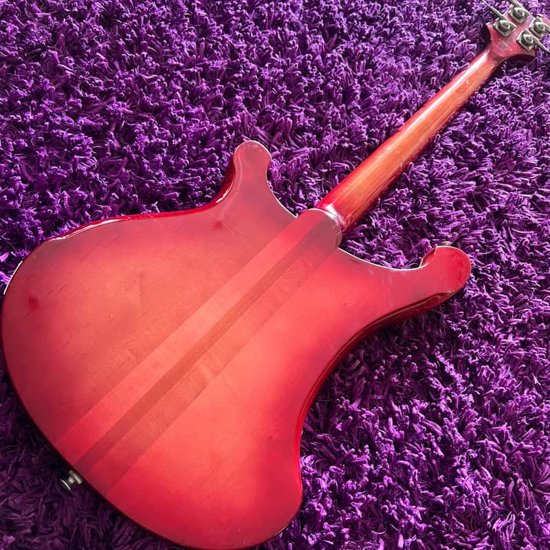 1978 Greco RB-700 Fireglo Bass Guitar (Rickenbacker 4001 Style
