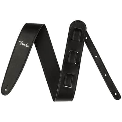 Fender Vegan Leather Strap Black 2,5" image 1