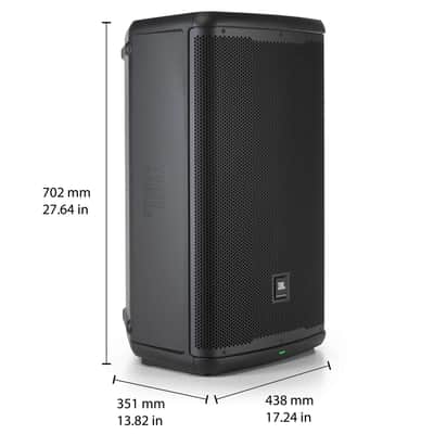 JBL Professional EON715 15" Bluetooth Powered PA DJ Loud Speakers Pair w Covers image 9