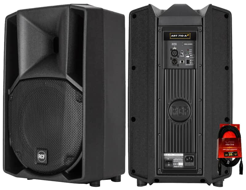 RCF ART 710-A MK4 Active 2-Way 10" Powered Speaker 1400W Amplified + XLR Cable image 1
