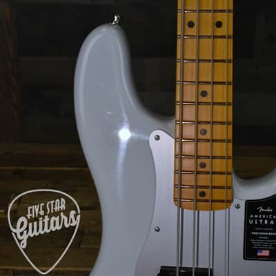 Pre-Owned Fender American Ultra II Precision Bass - Avalanche with Hardshell Case image 17
