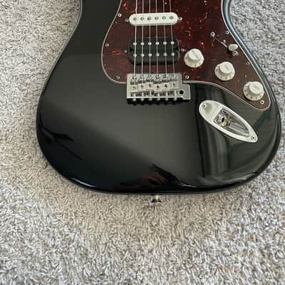 Fender Deluxe Lonestar Stratocaster 2008 MIM HSS Black Lone Star Strat Guitar image 2