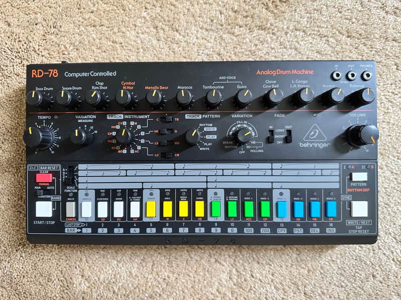 Behringer RD-78 Computer Controlled Analog Drum Machine 2025 - Present - Black image 1