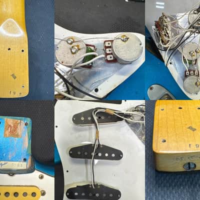 Squier CST-55 JV Stratocaster Reissue MIJ 1983 Lake Placid Blue Vintage Fender Japan w/ Bag image 25
