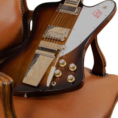 Gibson Custom 1963 Firebird V w/ Maestro Vibrola VOS Vintage Sunburst image 9
