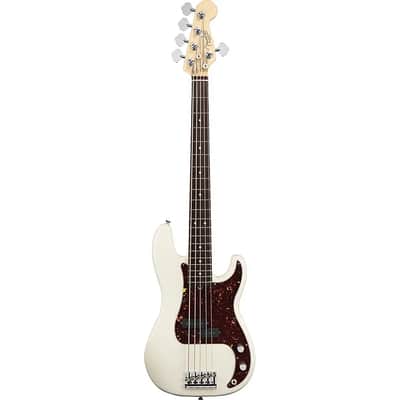 Fender American Standard Precision BassⅤ Fender American Standard Precision Bass V - Olympic White | Sweetwater