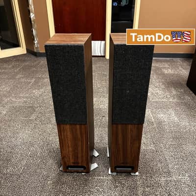 Jamo Jamo S 805 Walnut Floorstanding Speakers, Pair, 100W 8 Ohm image 1