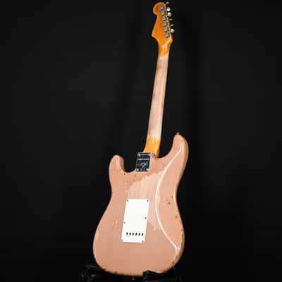 Fender Custom Shop Limited Edition '59 Stratocaster Super Heavy Relic- Aged Dirty Shell Pink/ Chocolate 3 Tone Sunburst 2025 (CZ585212) image 15