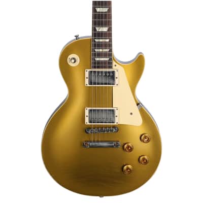 Gibson Custom 1957 Les Paul Goldtop Electric Guitar, Murphy Lab Light Aged, Double Gold with Dark Back image 3