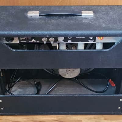 Fender Deluxe Blackface 1963 All Original Transforms and Speaker image 6