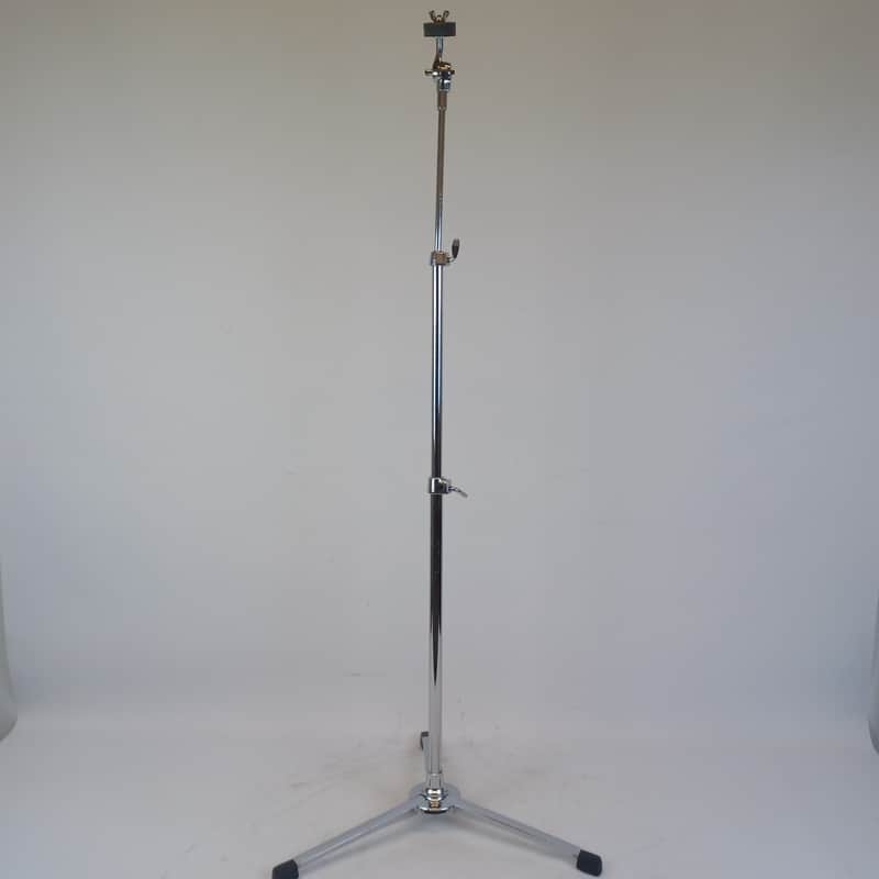 Premier#304 LokFast Flush Base Cymbal Stand Vintage Early60s Chrome Flat England image 1